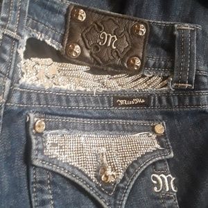 Miss Me western bling boot cut Jeans